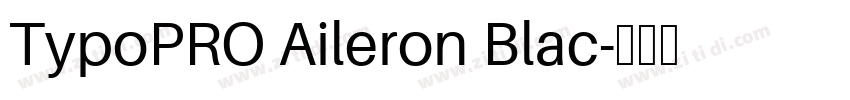 TypoPRO Aileron Blac字体转换